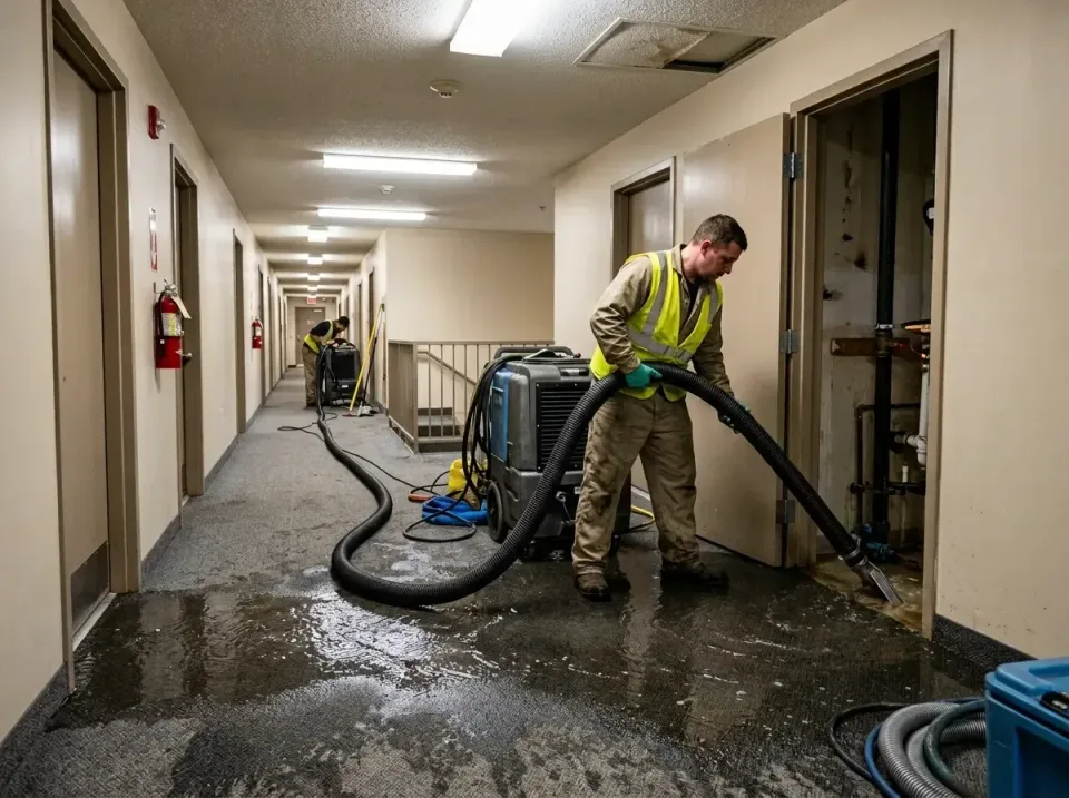multi-unit-apartment-hallway-f-005 — frequently asked questions, Emergency Burst Pipe Water Extraction & Removal in Oelwein,…